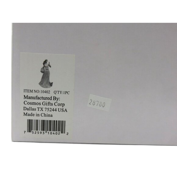 NADAL Cosmos Tall Lady With Flower Basket Porcelain 12.6" Boxed - Picture 10 of 12